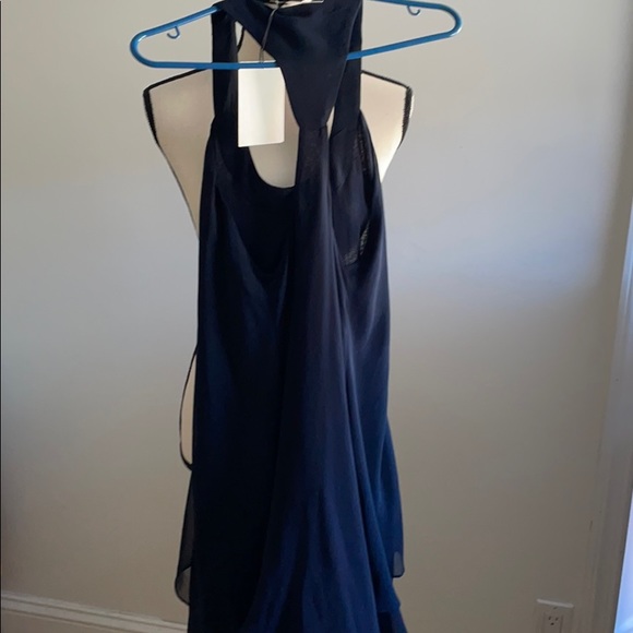 Olive Olivia dress asymmetrical hem fully lined - Picture 2 of 2